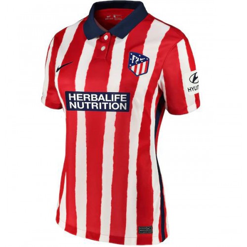 Atlético Madrid Dres Ženska Domaći 2020/21 Kratkih Rukava Atlético Madrid Dres Ženska Domaći 2020/21 Kratkih Rukava